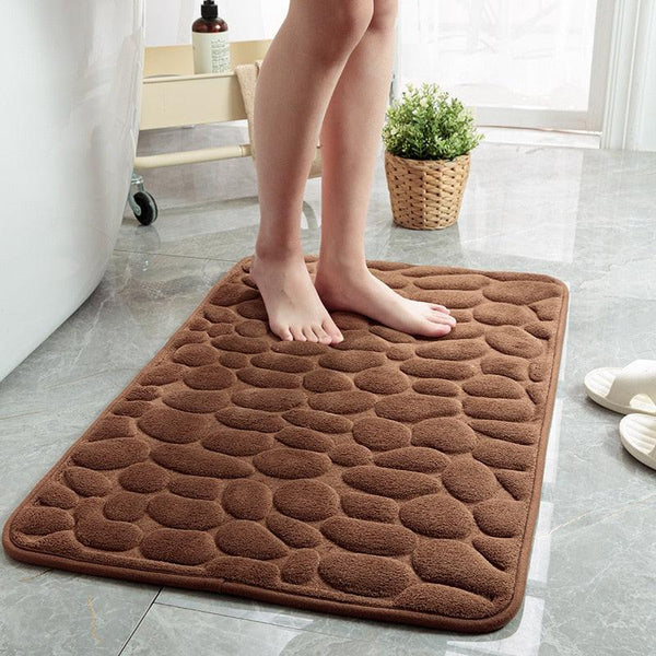 Tapete De Banheiro Antiderrapante Absorvente e Macio